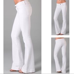 J Brand Lovestory Flare Jeans 30 White